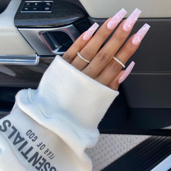 Long Fake Nails - Etsy