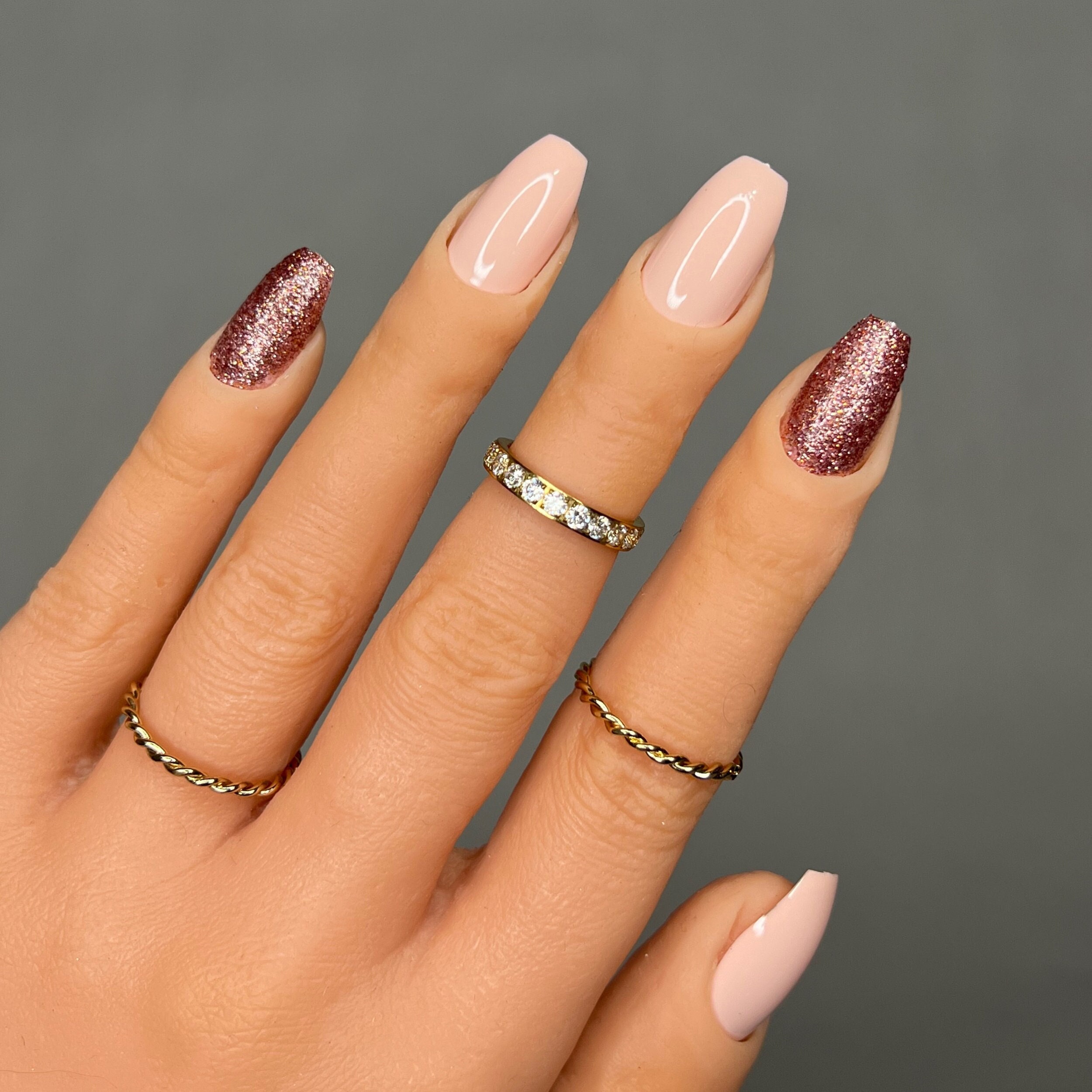 green emerald velvet dress ROSE GOLD BLING – Nailed To The Nines