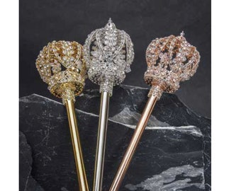 Sweet 15 Wand Rhinestone Wand Great for Birthday Party, Royal Wedding accessory, Quinceanera Wand, Sweet 16 C2312
