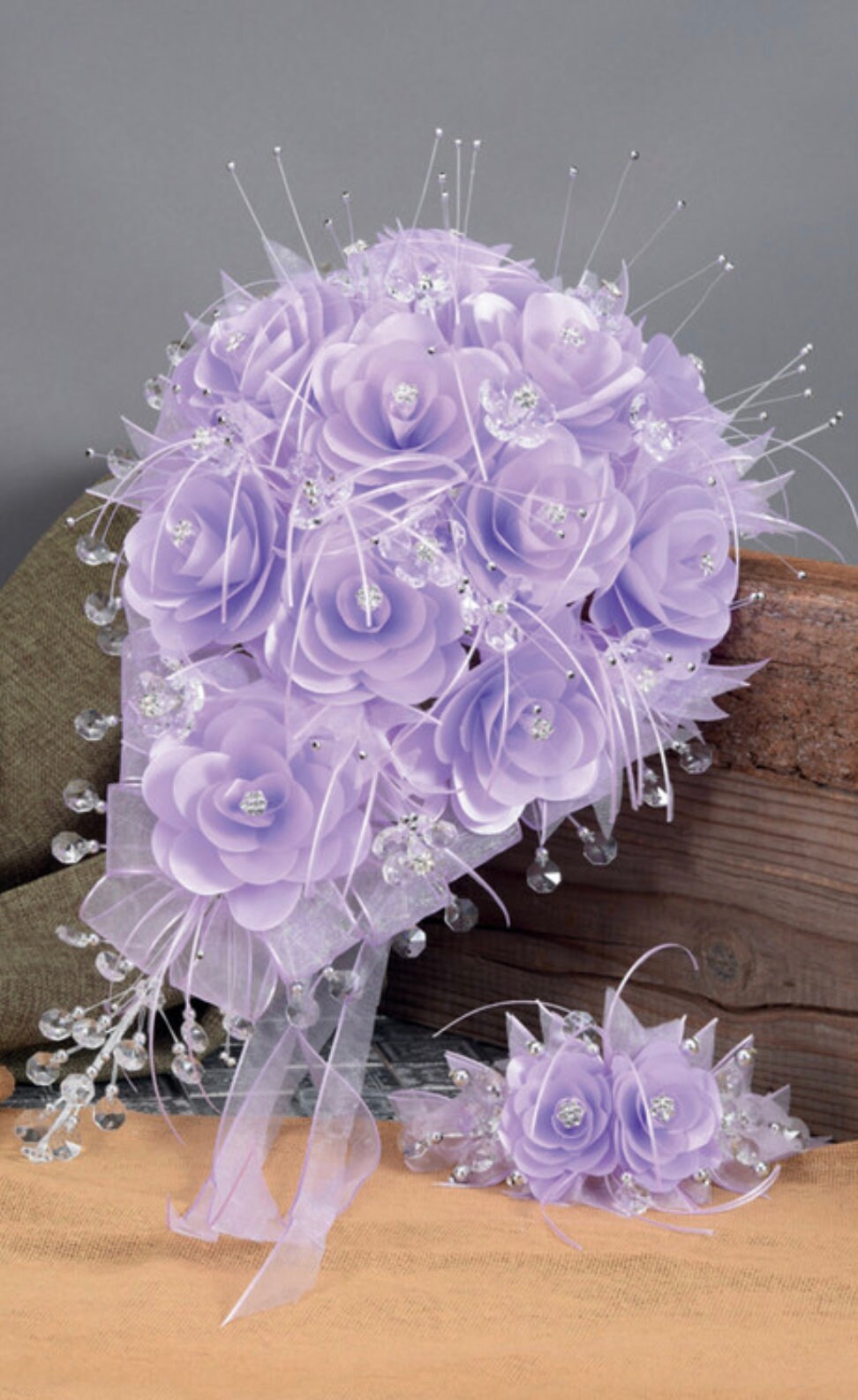 Bouquet de fleurs de rose quinceanera orné de cristaux et Etsy