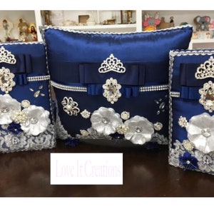 Set de Cojines para Quinceanera/Custom made Pillow Set/ Set de Cojines para Quinceanera Custom Sweet Sixteen Set Quinceanera Pillow Set