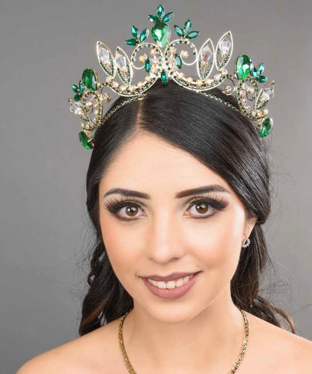 Quinceanera Tiara, Crystal Tiara, Crown, Headpiece, Bridal Tiara