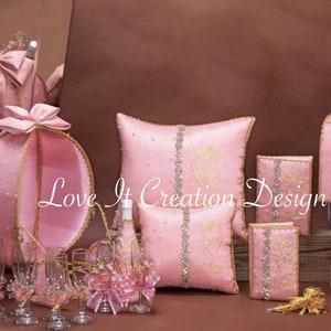 Set de Cojines para Quinceanera/Custom made Pillow Set/ Set de Cojines para Quinceanera Custom Sweet Sixteen Set Quinceanera Pillow Set