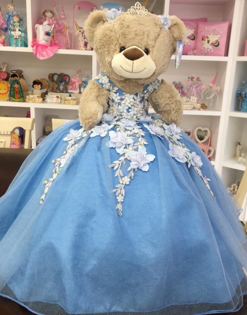 Personalized Quinceanera Teddy Bear Dress Custom Made Teddy - Etsy