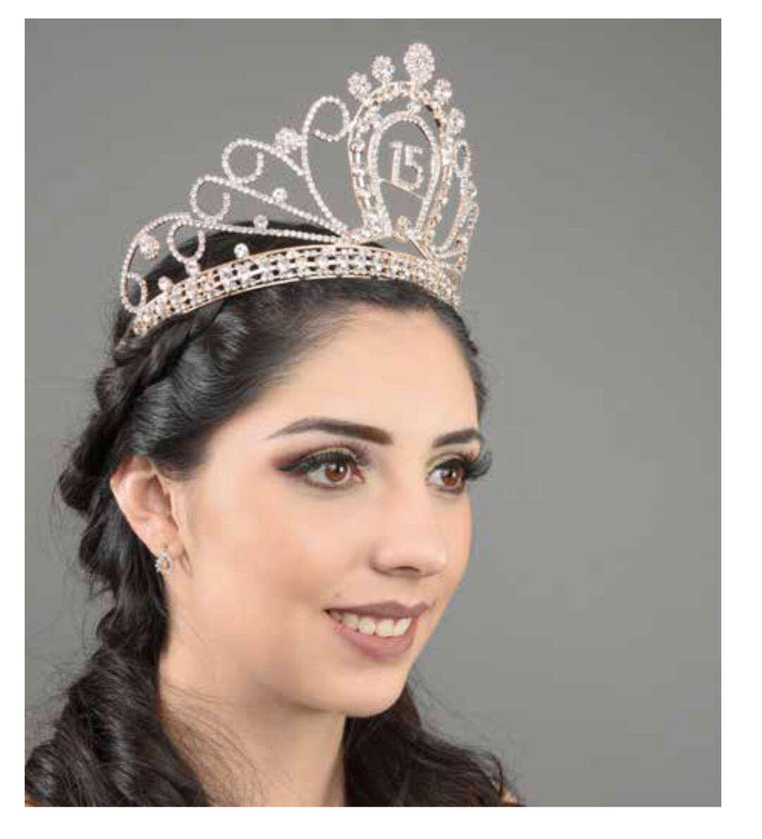 Quinceanera Tiara, Crystal Tiara, Crown, Headpiece, Bridal Tiara