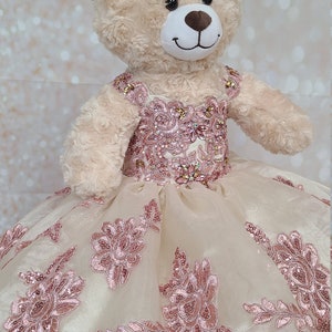 Personalized Quinceanera Teddy Bear Dress Custom Made Teddy - Etsy