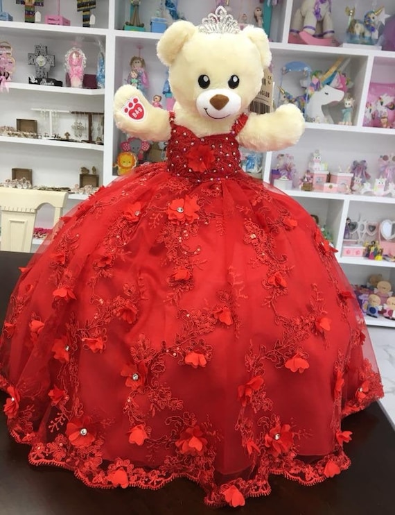 Personalized Quinceanera Teddy Bear Dress Custom made Teddy | Etsy