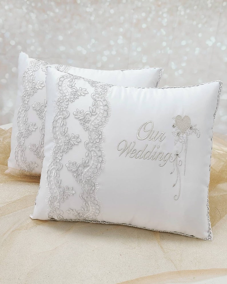 Custom Made Wedding Pillow Set/Personalizado Set de Cojines para Boda/Cojines para Boda, Pillow Set, Cojines de Boda image 1