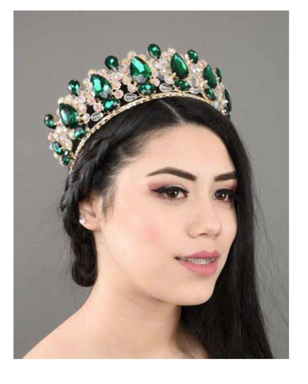 Quinceanera Tiara, Crystal Tiara, Crown, Headpiece, Bridal Tiara