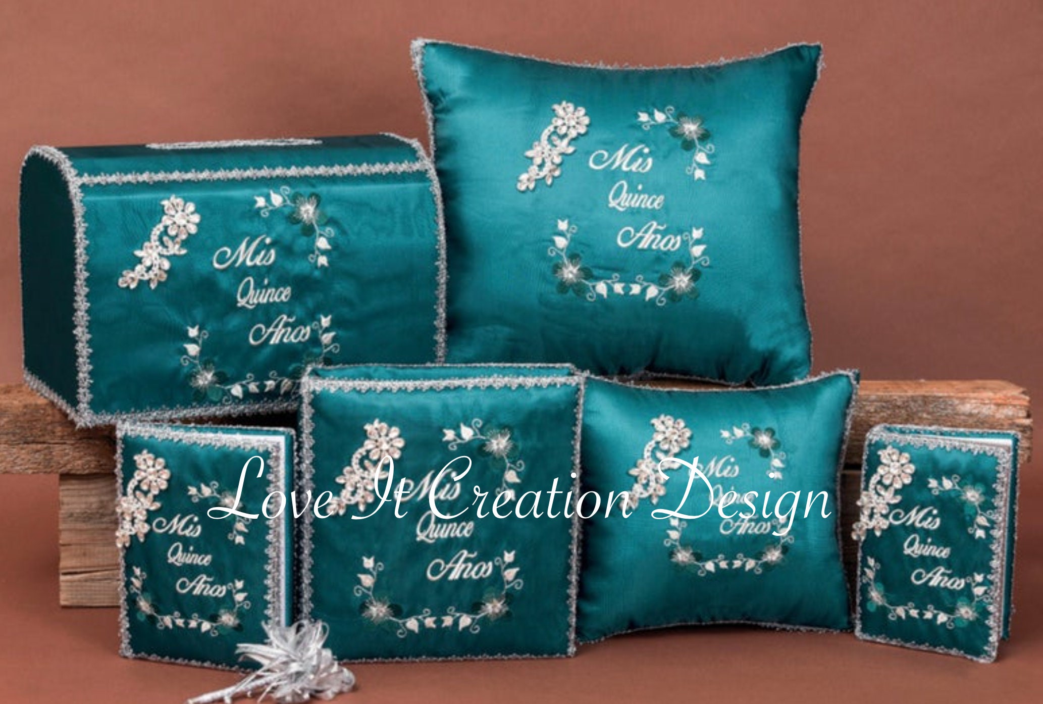 Set De Cojines Para Quinceanera/custom Made Pillow Set/ Set De Etsy