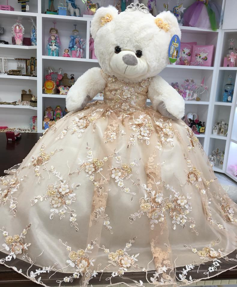 Grande Peluche Abigail la Biche - Robe Champêtre