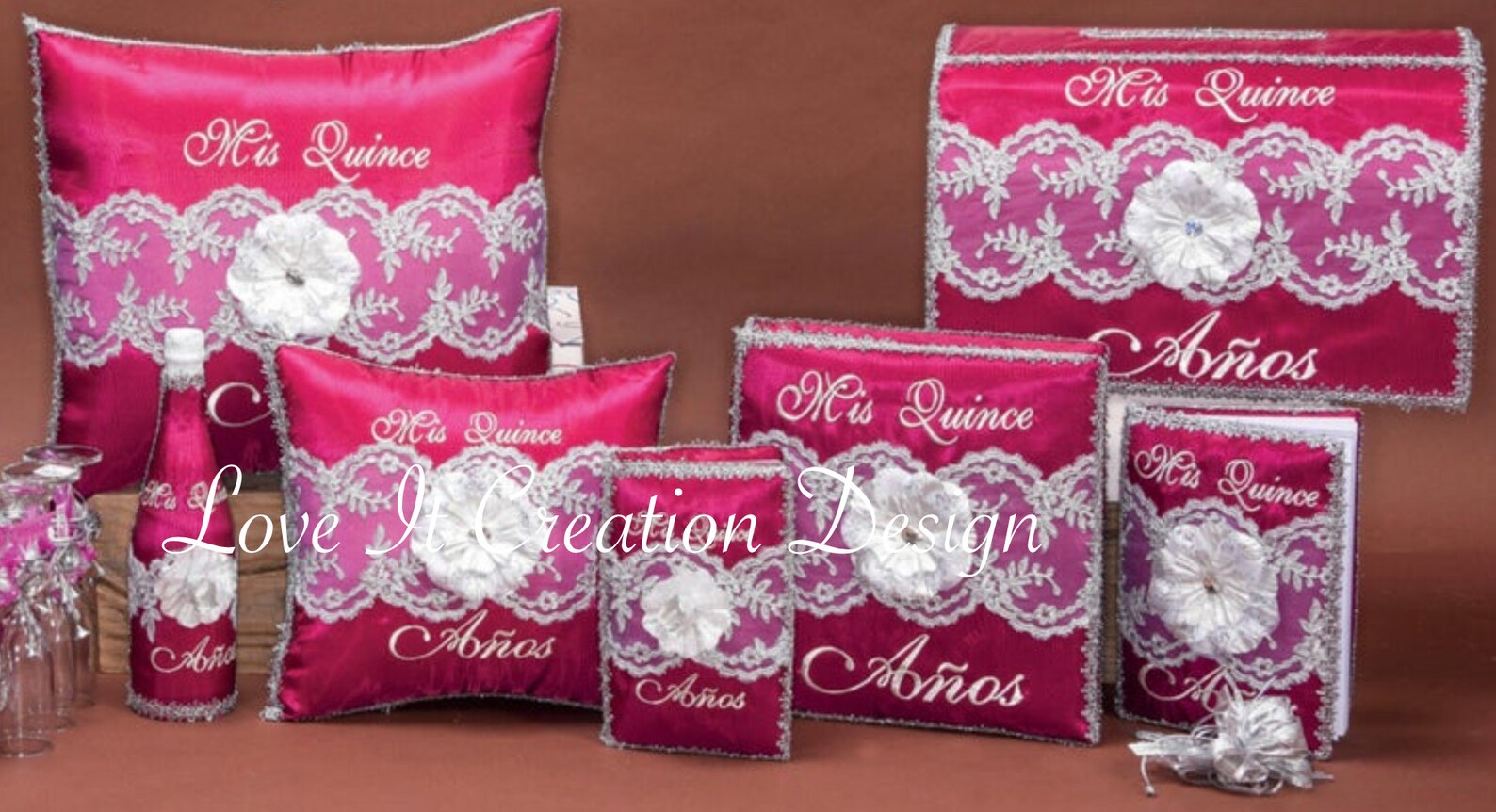 Set De Cojines Para Quinceanera/custom Made Pillow Set/ Set De Etsy
