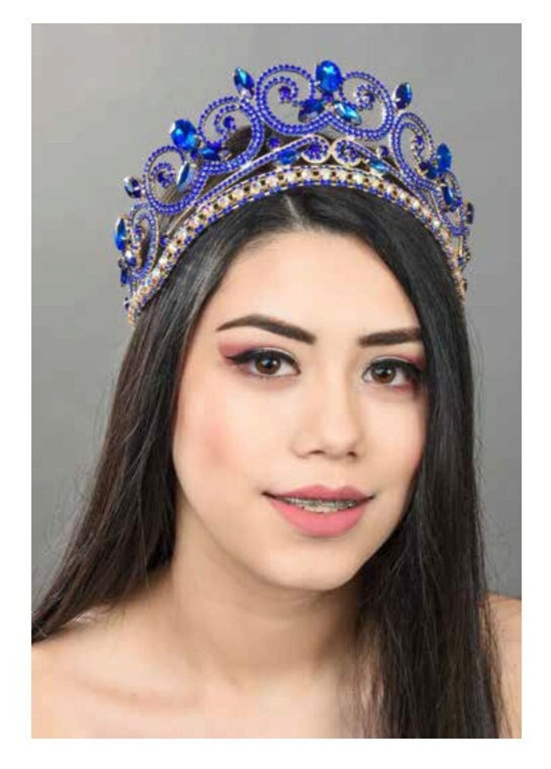 Quinceanera Tiara, Crystal Tiara, Crown, Headpiece, Bridal Tiara