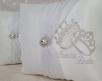 Custom Made Wedding Pillow Set/Personalizado Set de Cojines para Boda/Cojines para Boda, Pillow Set, Cojines de Boda