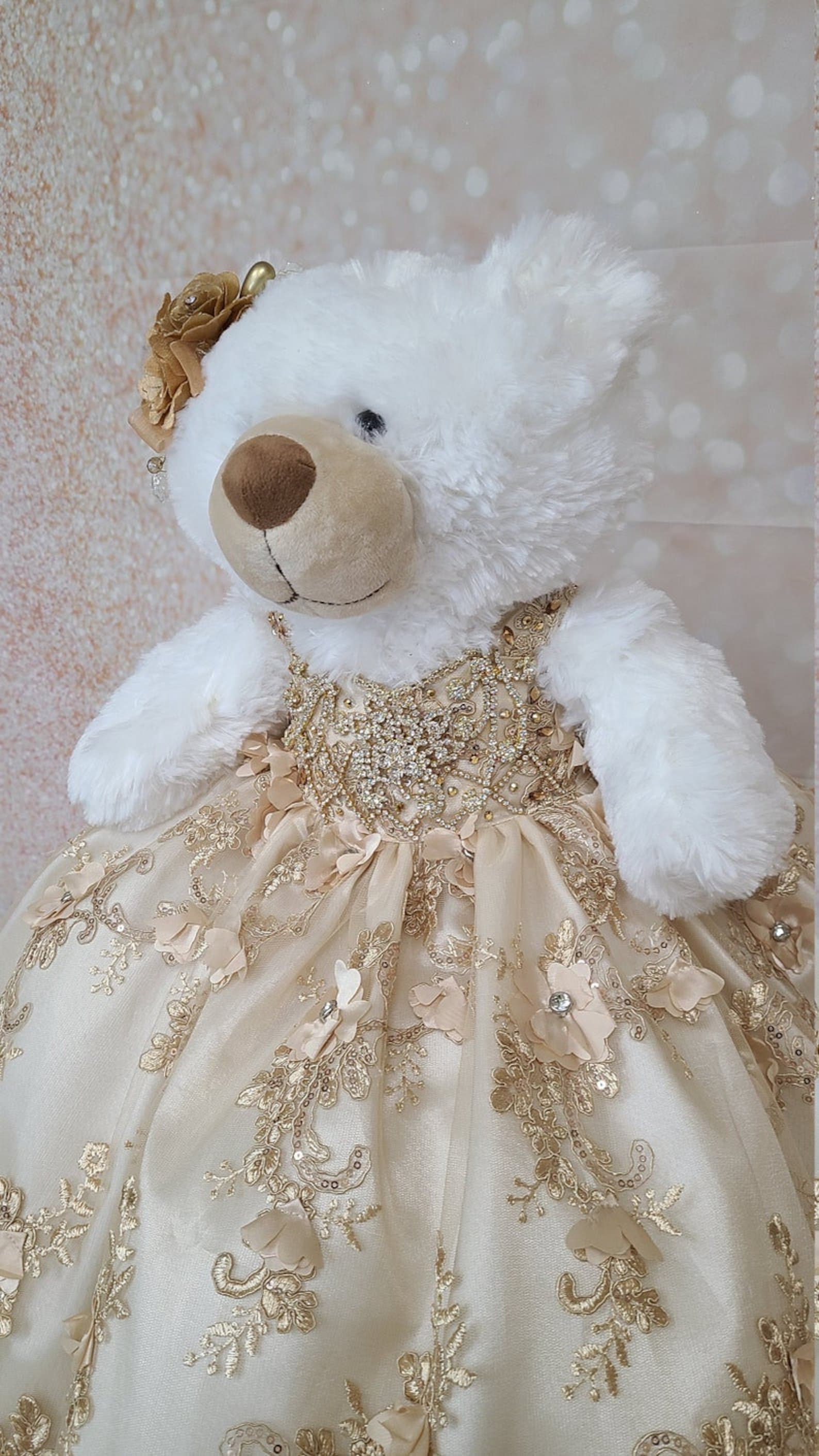 Personalized Quinceanera Teddy Bear Dress Custom Made Teddy - Etsy