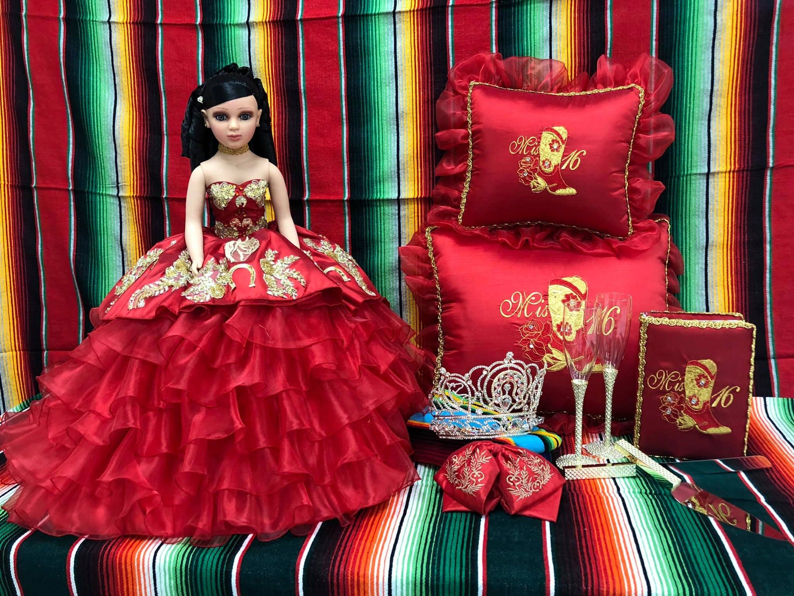 Set De Cojines Para Quinceanera/custom Made Pillow Set/ Set De Etsy