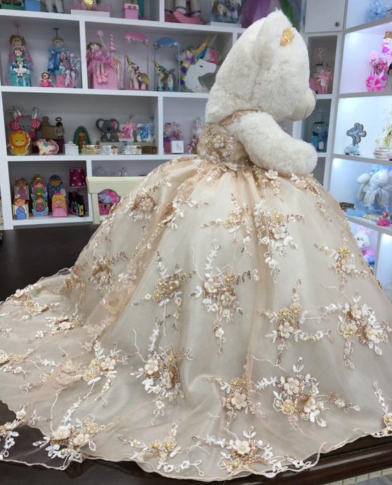 Vestido personalizado de oso de peluche de quinceañera - Etsy México Vestido personalizado de oso de peluche de quinceañera - Etsy México