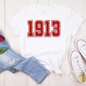 Delta Sigma Theta|| 1913 Delta Shirt | Divine 9 | 1913 Diva | Sorority| 1913 | Greek Life| | Delta Sigma Theta Gift| J13| Delta T Shirt