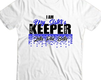 Zeta Phi Beta Sorority Shirt | Sister Keeper Tee