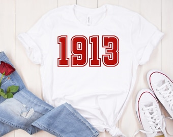 Camiseta Delta Sigma Theta 1913 / Camiseta de la hermandad Divine 9