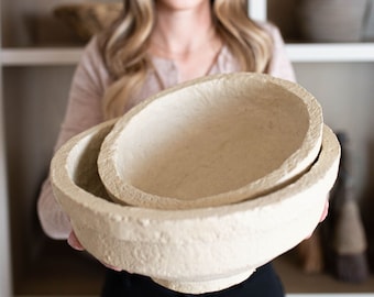 Paper Mache Bowls Luxe B Co.