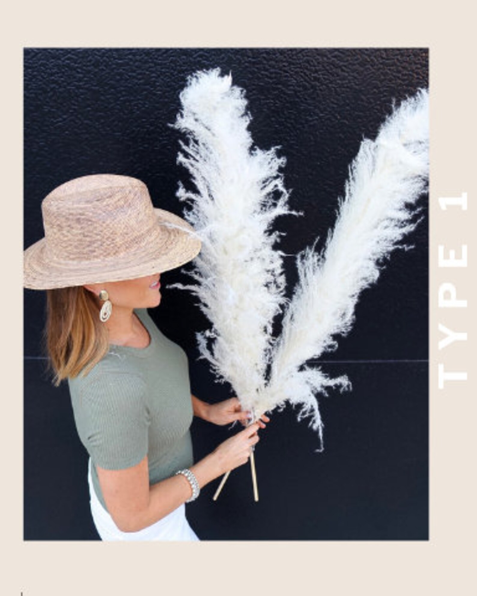 Pampas Grass Large 4 Feet Bleach White Dried Pampas by Luxe B Etsy