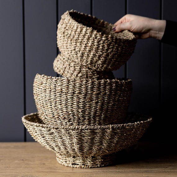 Woven Seagrass Bowl