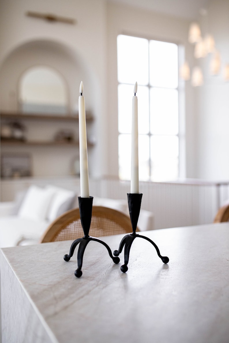 Iron Taper Candle Holder