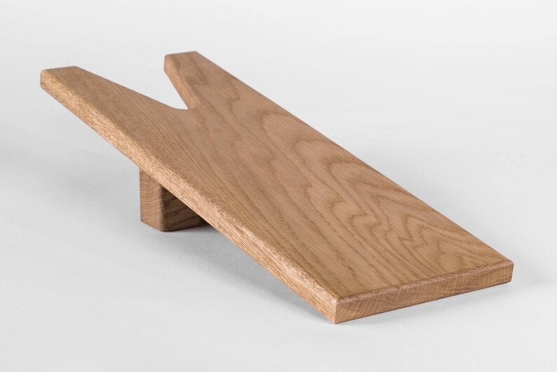 White Oak Wood Boot Jack - Thumbnail 2