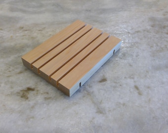 Cedar Wood Soap Dish: Farmhouse Kitchen Soap Saver