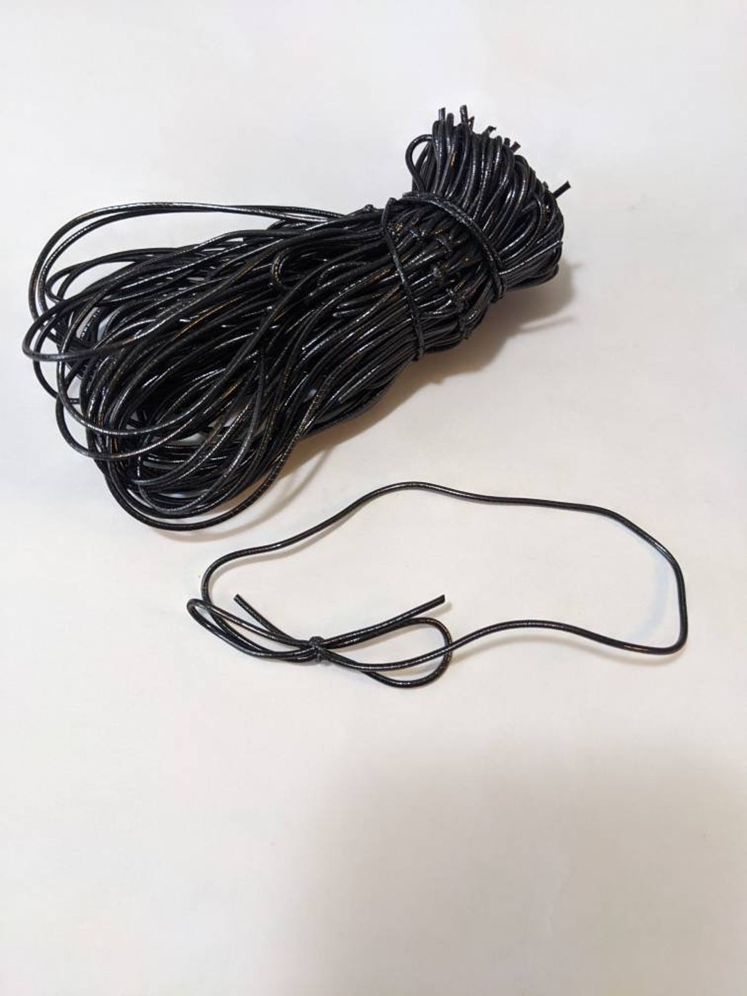 8 and 10 Inch Black Stretch Loops - Etsy