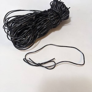 8 and 10 inch black stretch loops