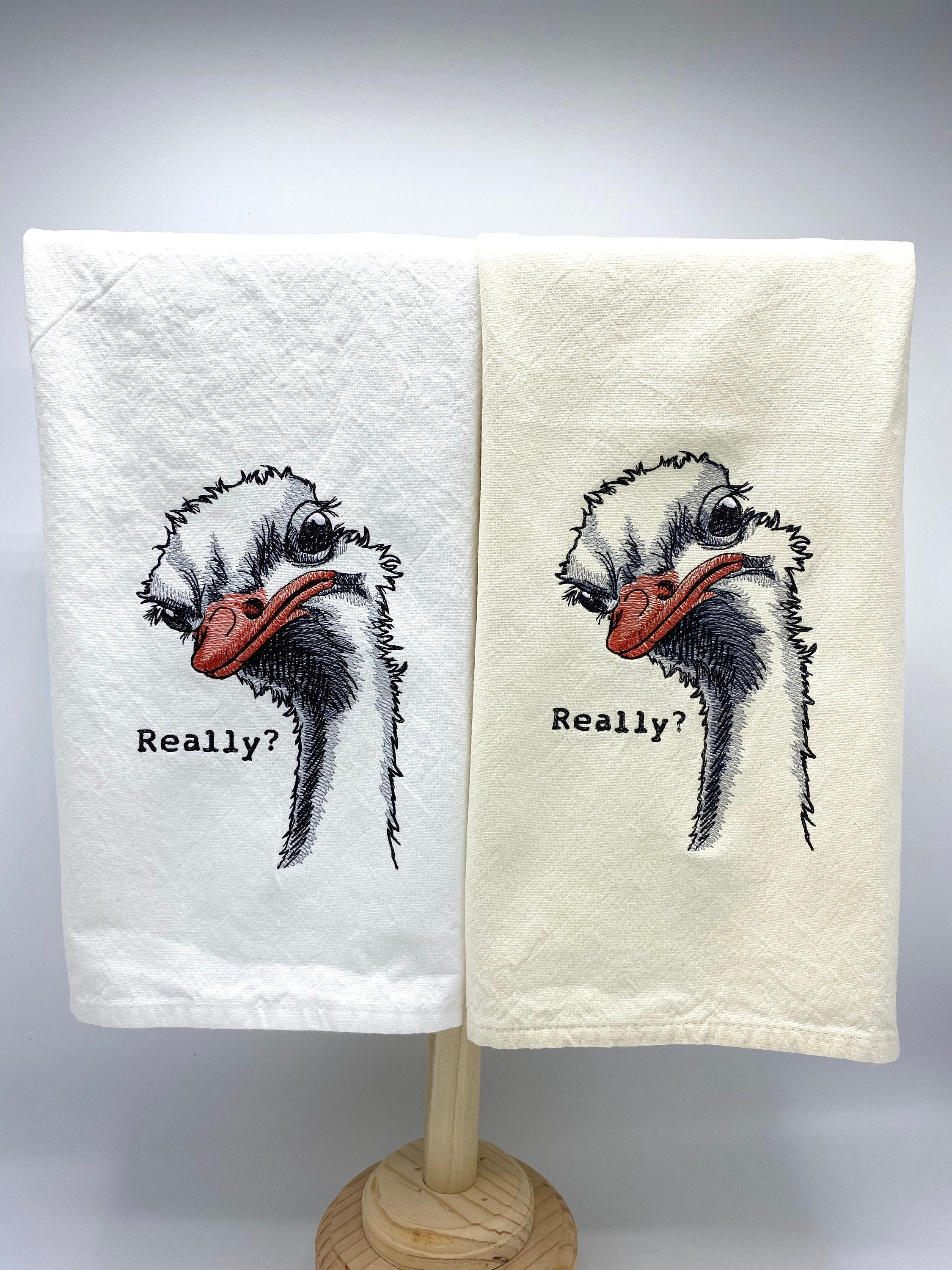 Embroidered Pet Dish Towels - Trader Rick's for the artful woman