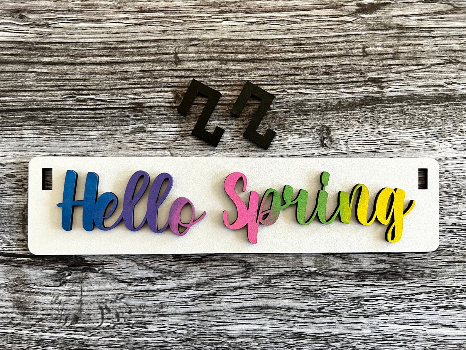 Hello Spring Wagon Insert, Raised Shelf Sitter Seasonal Bundle ...