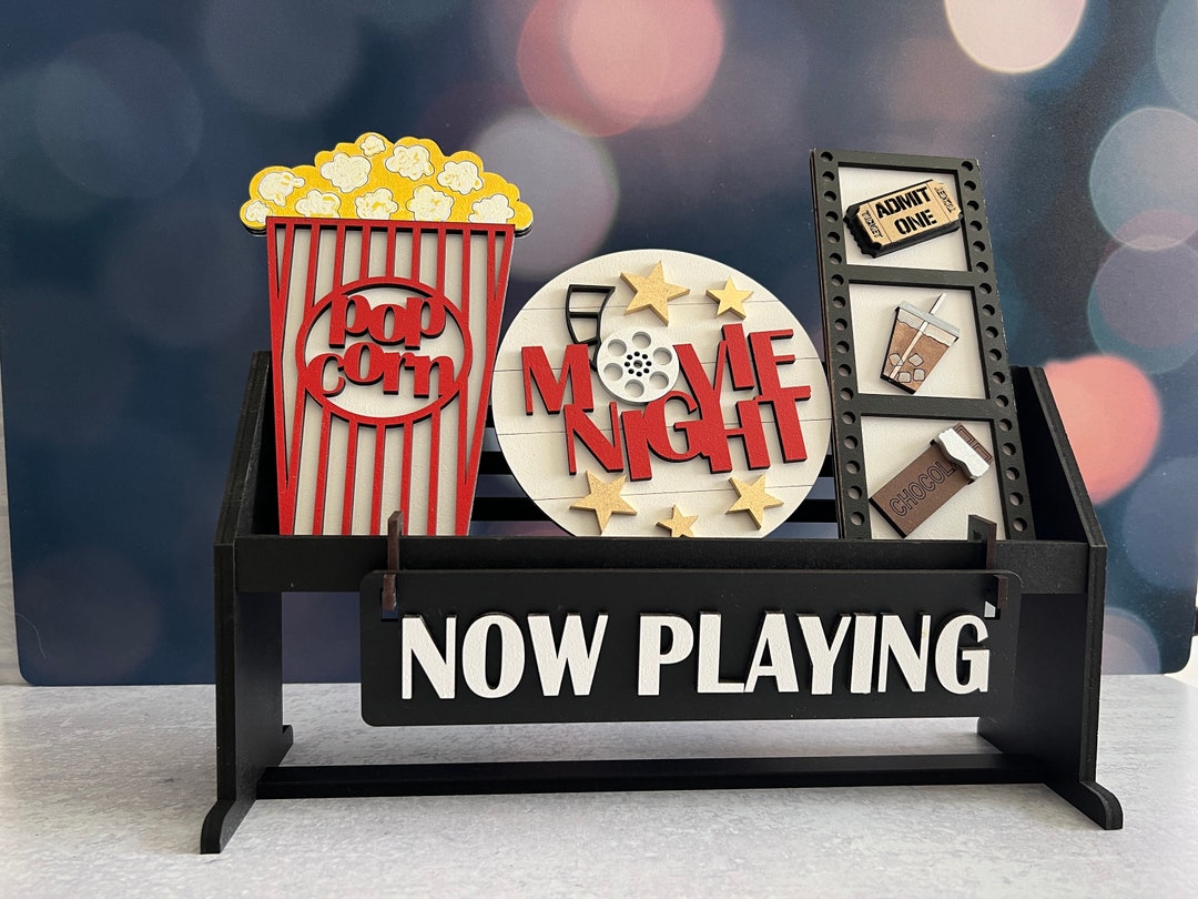 Movie Night Popcorn Trays Made From Dollar Store Supplies - Cook
