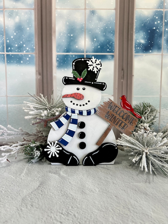 Snowman In A Bag Kids Craft - Oh My Creative