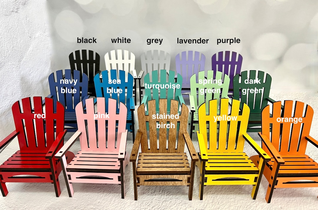 Mini Adirondack Chairs 4