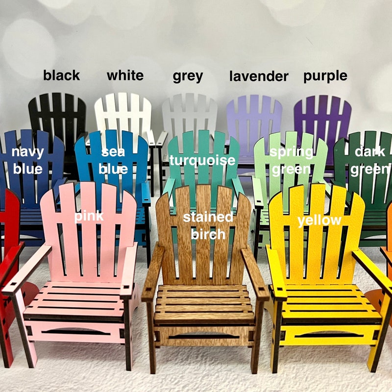 Adirondack Chair Decor - Etsy