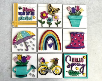 Spring inserts for interchangeable frames, fits 4" square opening
