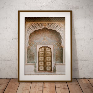 Door Photography, India Travel Print, Patrika Gate, Door Print, Rajasthani, Door Wall Art, Indian Architecture, Instant Digital Download