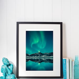 Tromso, Northern Lights Picture, Aurora Borealis Printable, Northern Lights Print, Aurora Borealis digital,Norway Poster Print,Tromso Travel