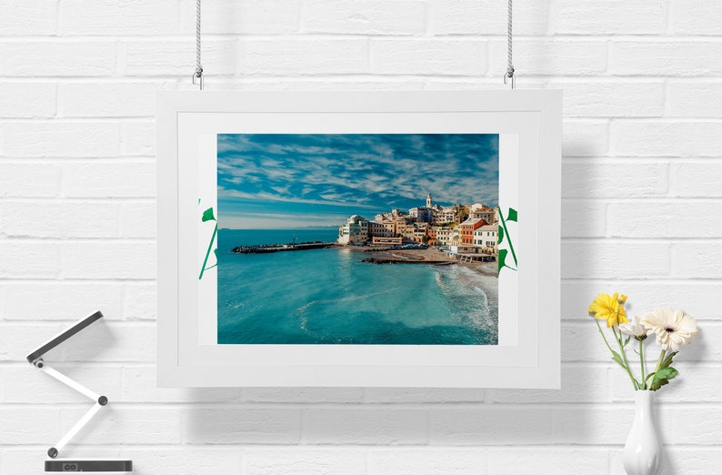 Greece Photo Print Beach Greece wall art, digital wall art, digital fine art, art photography, greece lover gift, doorway
