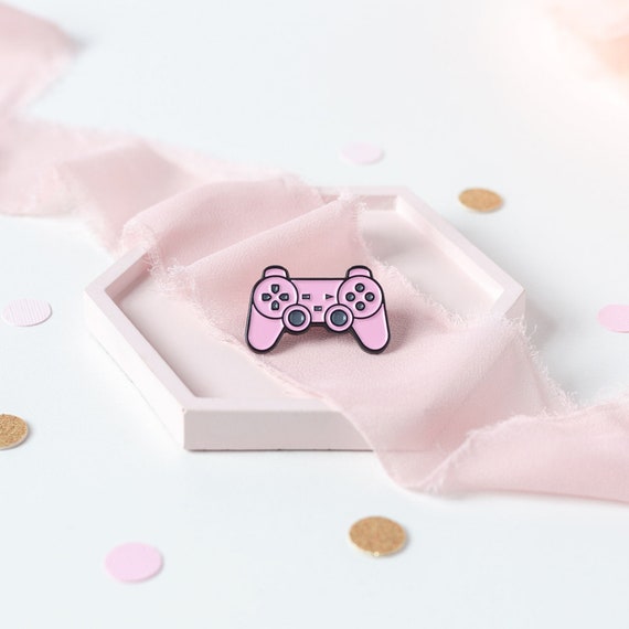 Vil have charter tryllekunstner Pink Playstation 2 Controller Soft Enamel Pin Gamer Gaming - Etsy