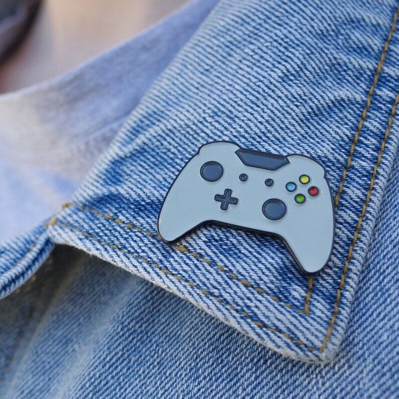 XBOX Controller Soft Enamel Pin Games Gamer Console Gaming