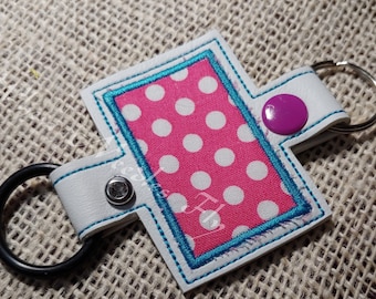 En el aro Rectangle Applique Water Bottle Holder Design