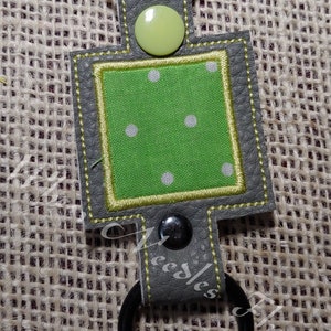 In The Hoop Square Applique Water Bottle Holder Machine Embroidery Design