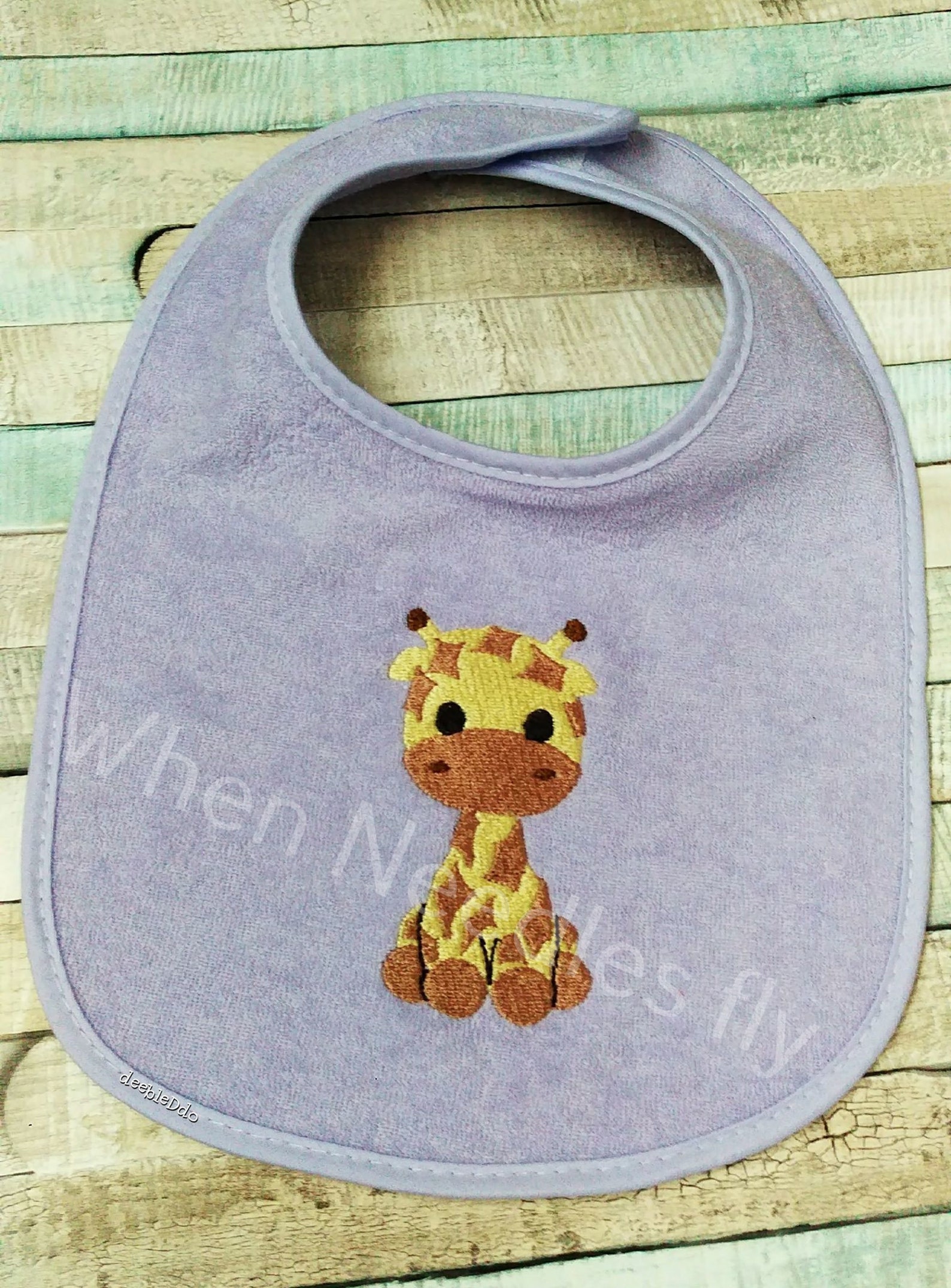 Machine embroidery design baby giraffe  etsy