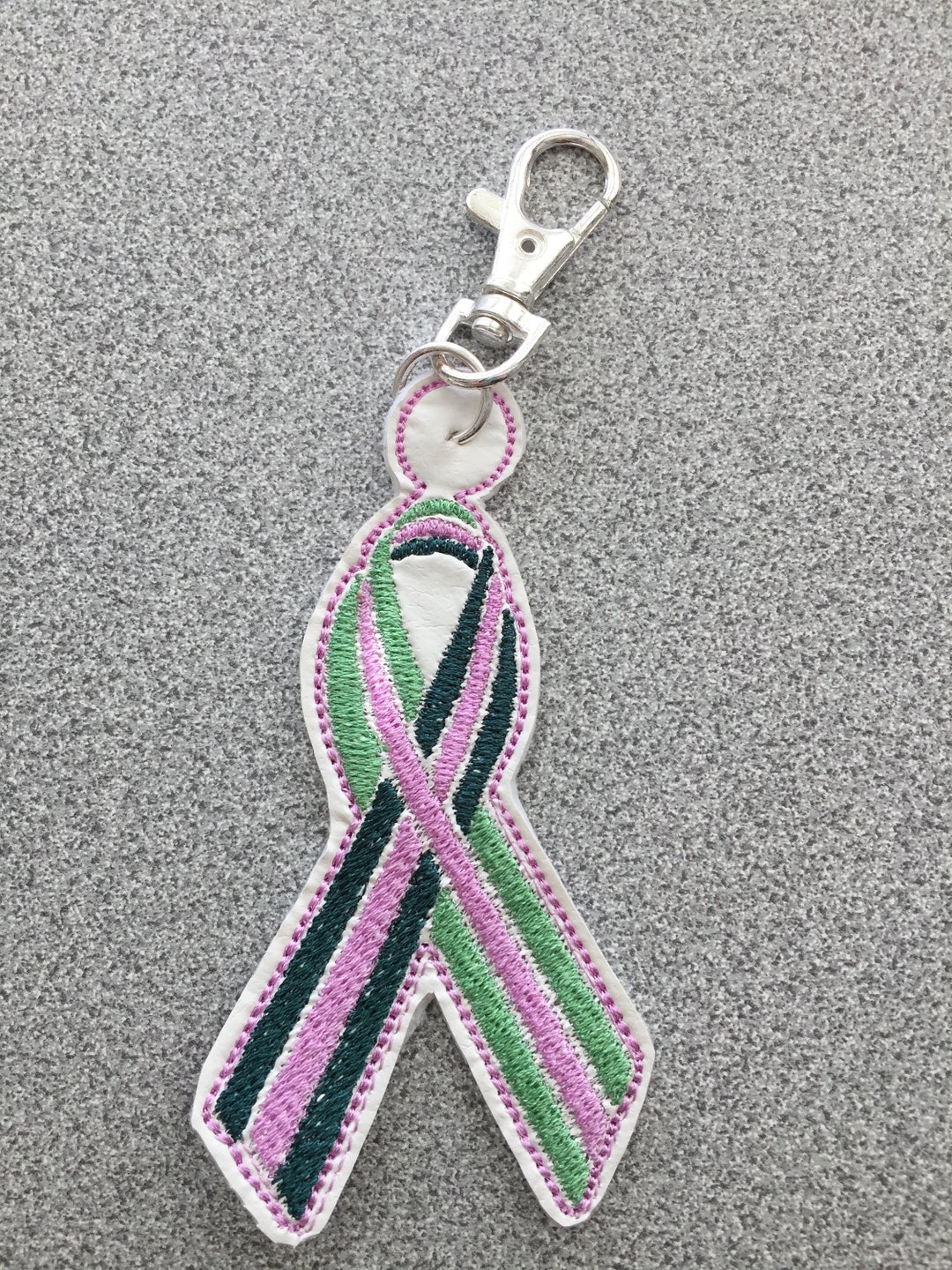 In the Hoop Metastatic Breast Cancer Awareness Keyfob, Machine ...