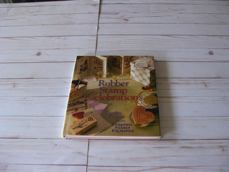 Rubber Stamp Book Rubber Stamp Celebrations by Etsy
