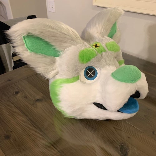 CUSTOMISED AVAILABLE  FURSUIT HEAD  NO BODY main image 1